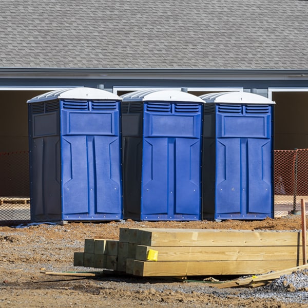 are there any restrictions on where i can place the portable toilets during my rental period in Indian Point MO